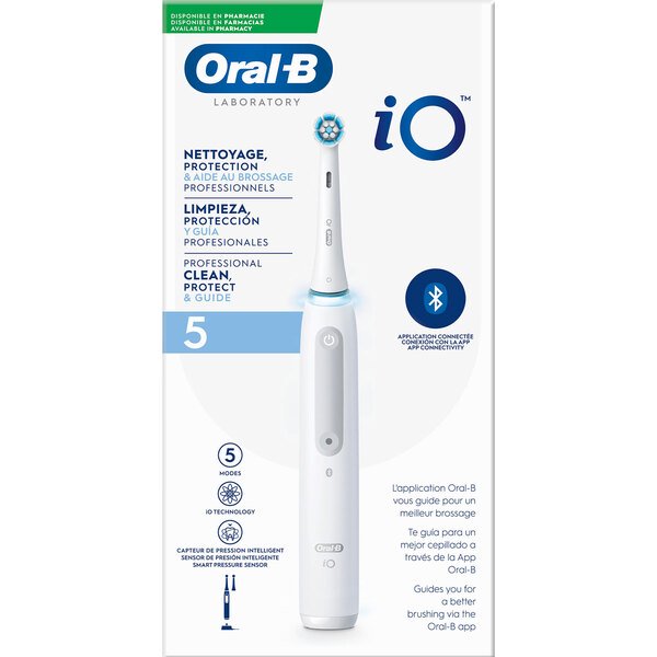 Oral-B - iO 5mode 充電式電動牙刷 Electric Toothbrush - White【平行進口】