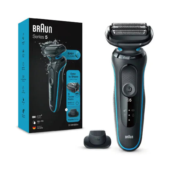 Braun - 百靈 51-M1200S Series 5 乾濕兩用男士電動鬚刨 Electric Shaver【平行進口】