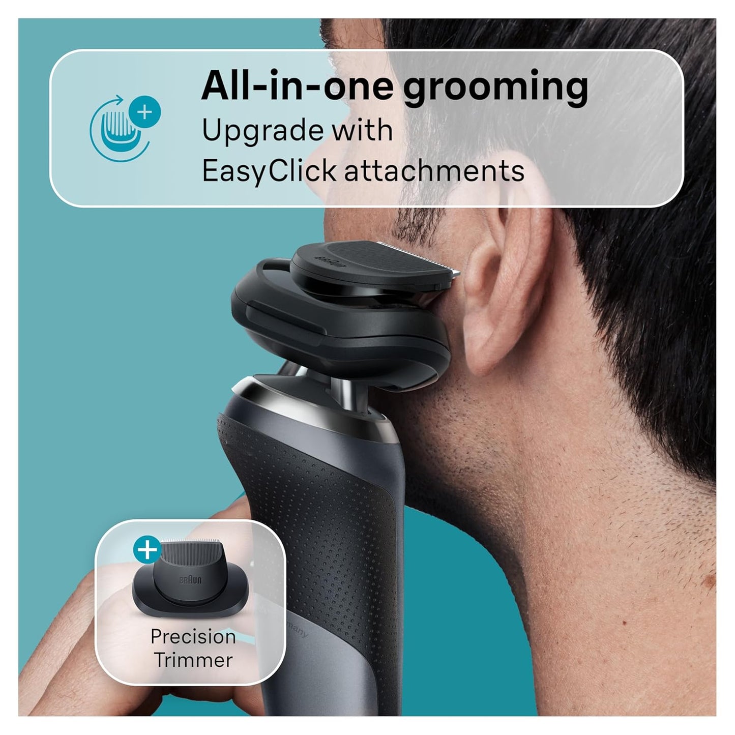 Braun - 百靈 7171cc Series 7 乾濕兩用男士電動鬚刨 連清洗座 360° Flex Electric Shaver【平行進口】