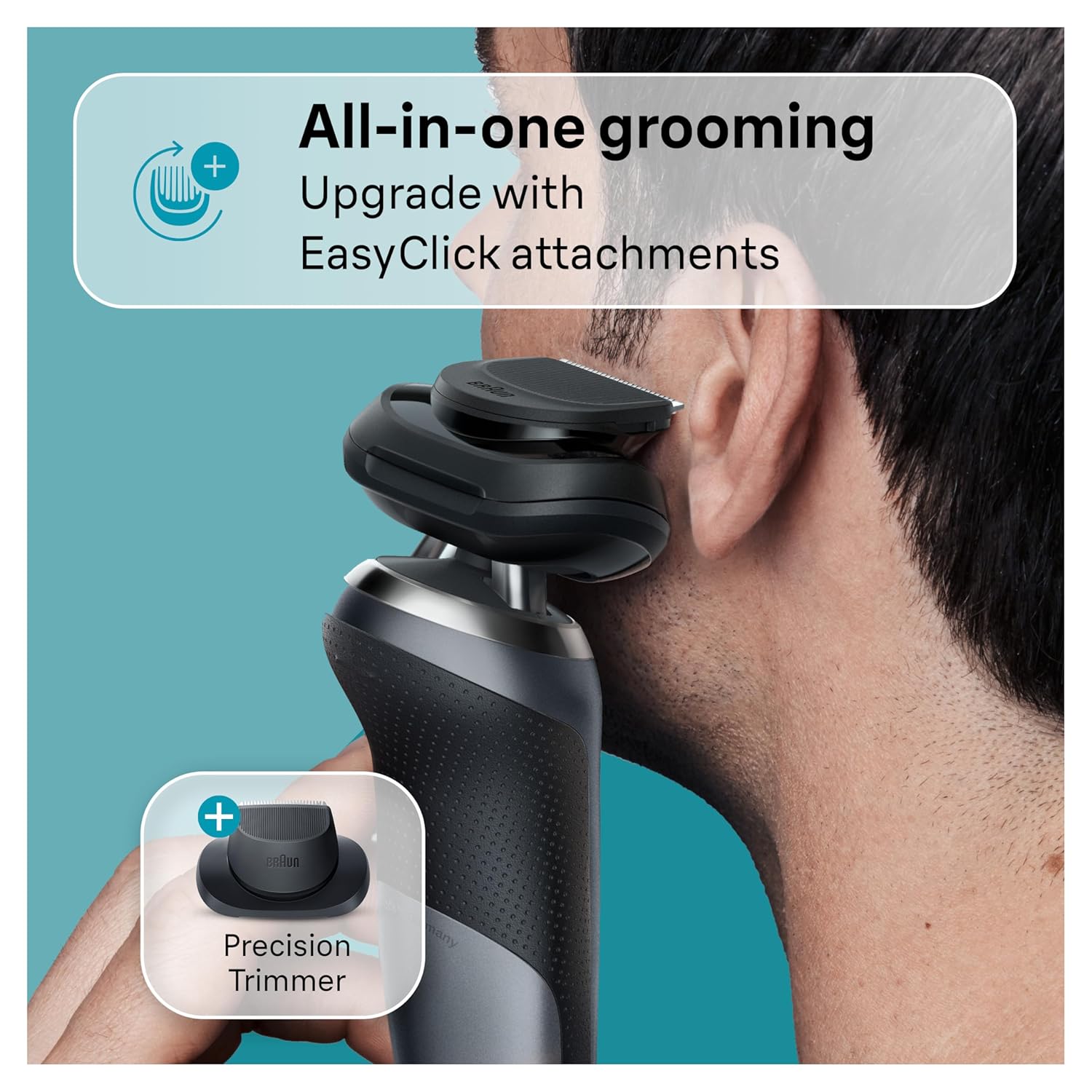 Braun - 百靈 7171cc Series 7 乾濕兩用男士電動鬚刨 連清洗座 360° Flex Electric Shaver【平行進口】