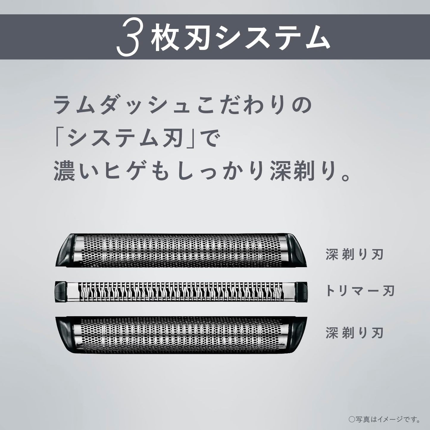 Panasonic - ES-L320D LAMDASH 三刀頭電動鬚刨 (啡色) Electric Shaver【平行進口】
