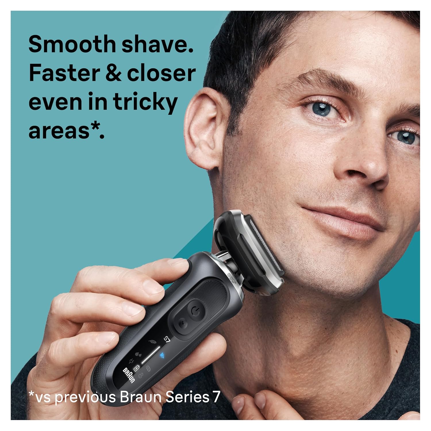 Braun - 百靈 7177cc Series 7 乾濕兩用男士電動鬚刨 連清洗座 360° Flex Electric Shaver【平行進口】