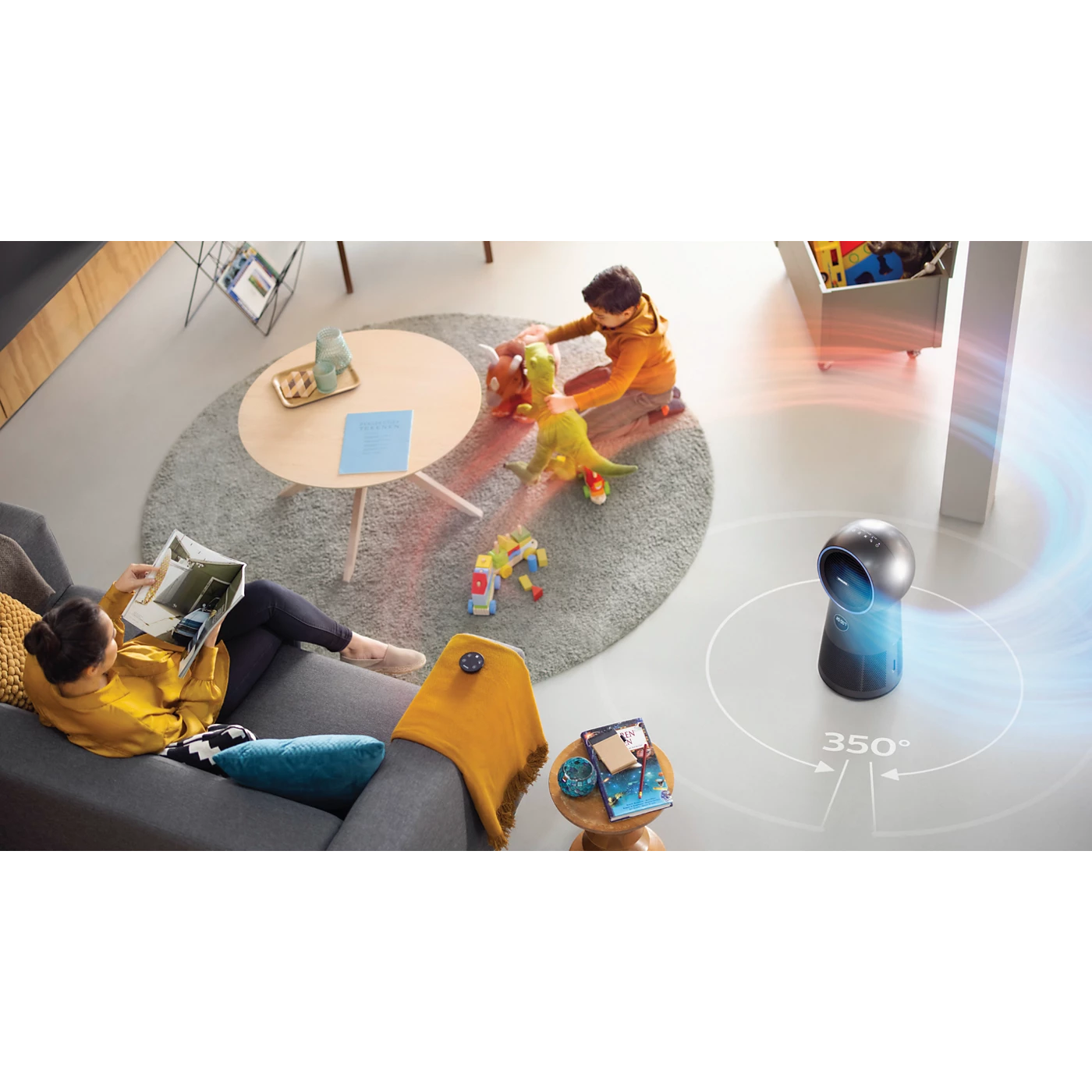 Philips - 飛利浦 AMF220 3合1風扇暖風空氣清新機 2000系列 Purifier Fan And Heater【香港行貨|2年保養】