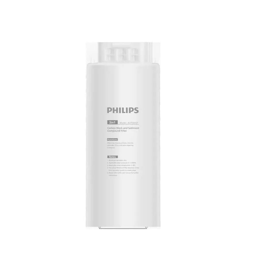 Philips - 飛利浦 AUT601CF 櫥下型濾水器更換式濾芯 3in1 複合濾芯 (適用於Philips AUT7036)【香港行貨】