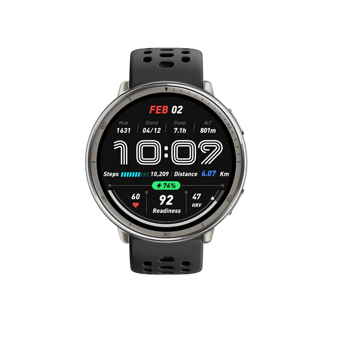 Amazfit - Active 2 Sport 智能手錶 Smart Watch - 黑色【香港行貨|1年保養】