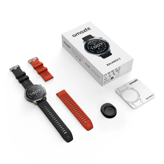 Amazfit - Balance 2 "2代" 智能手錶 全方位健康管理 高階多項運動訓練而設 Amazfit Balance 2 Smart Watch【香港行貨|1年保養】