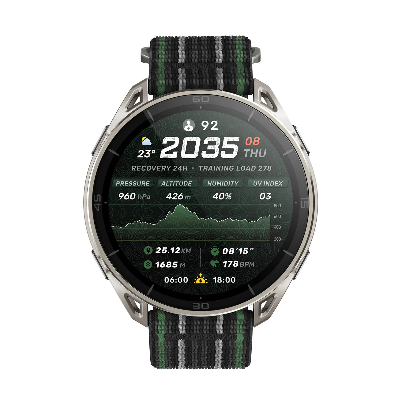 Amazfit - Cheetah 2 Ultra 旗艦級跑步智慧手錶 (雙錶帶配備) Sport Smart Watch【香港行貨|1年保養】