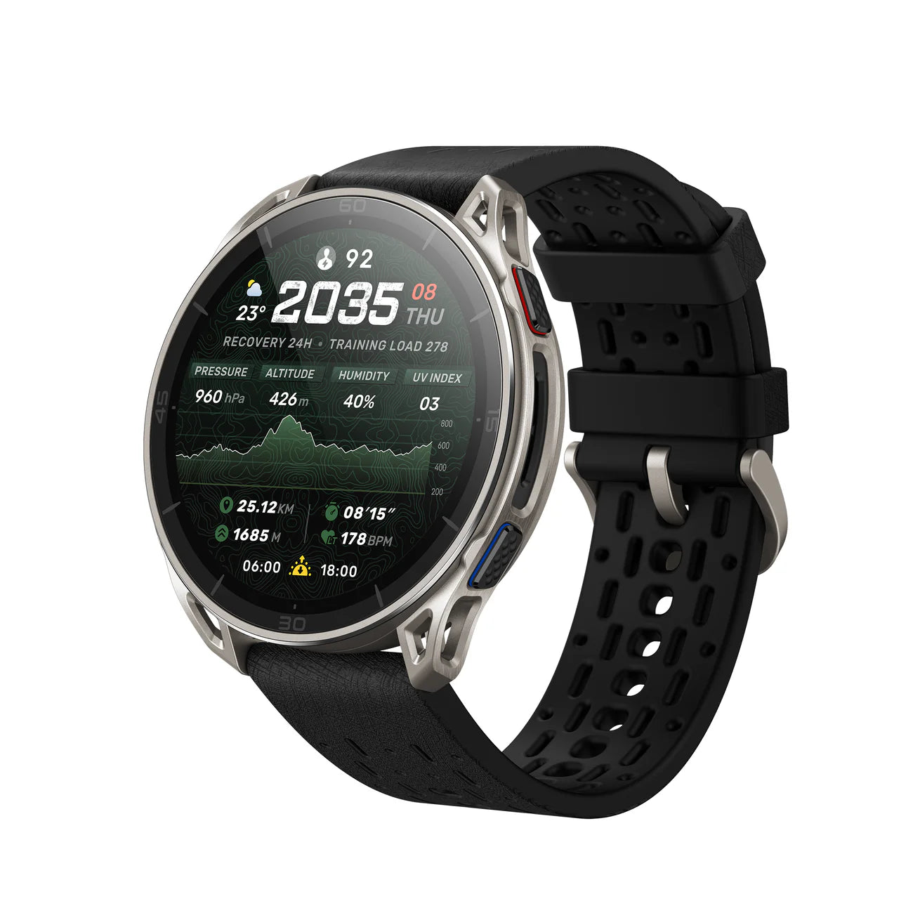 Amazfit - Cheetah 2 Ultra 旗艦級跑步智慧手錶 (雙錶帶配備) Sport Smart Watch【香港行貨|1年保養】