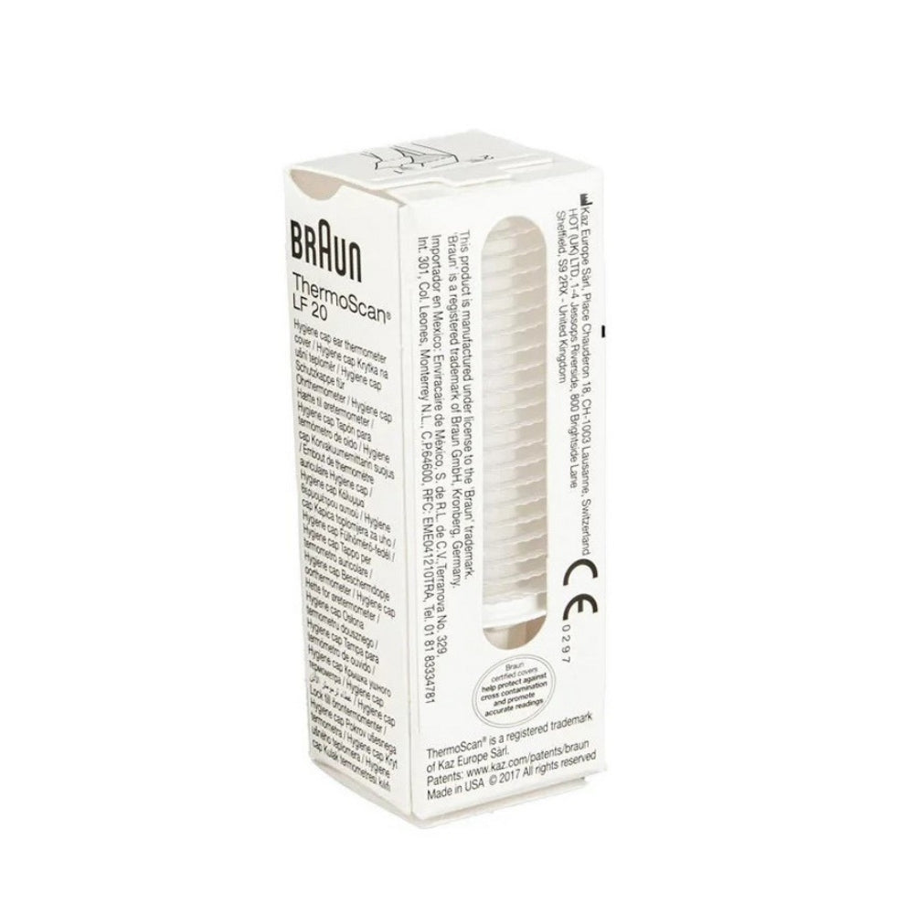 Braun - IRT6520/IRT6525 原裝專用膠耳套 紅外線耳溫槍一次性耳套【平行進口】*不同版本包裝隨機*