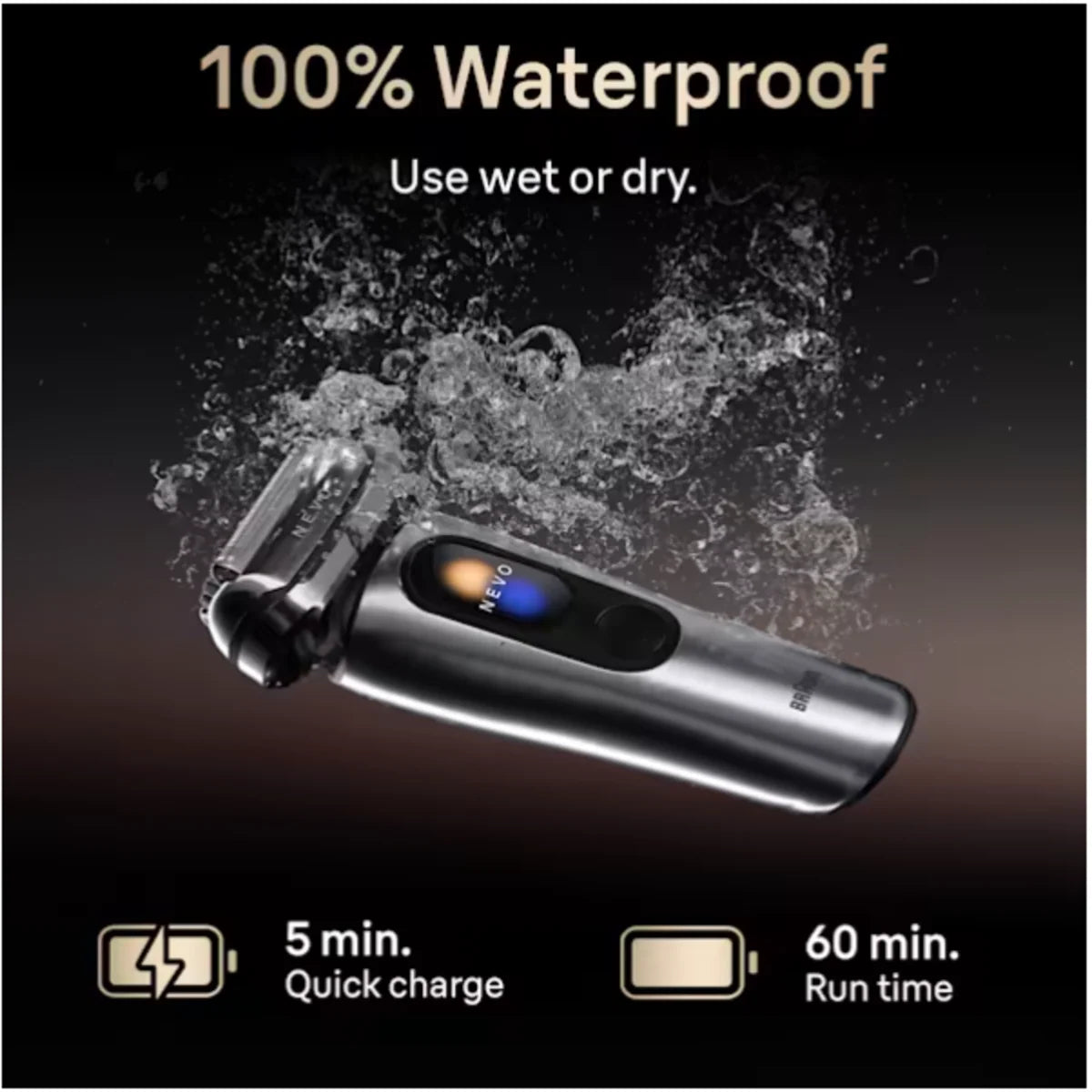 Braun - 百靈 NEVO 11000c 旗艦級乾濕兩用電動鬚刨 剃鬚刀 (附自動清洗座) Electric Shaver【香港行貨】
