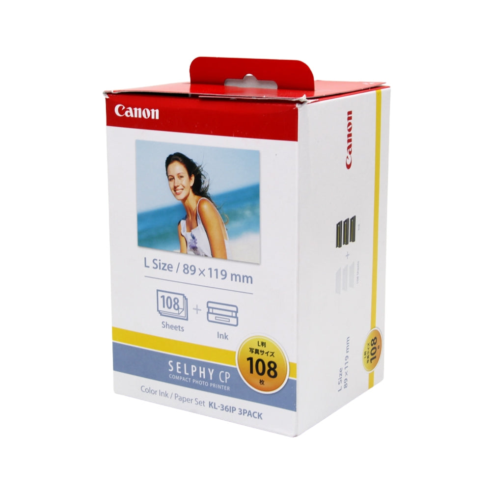 Canon - KL-36IP 3Pack 相紙共108張 連色帶套裝 (3R 尺寸)
