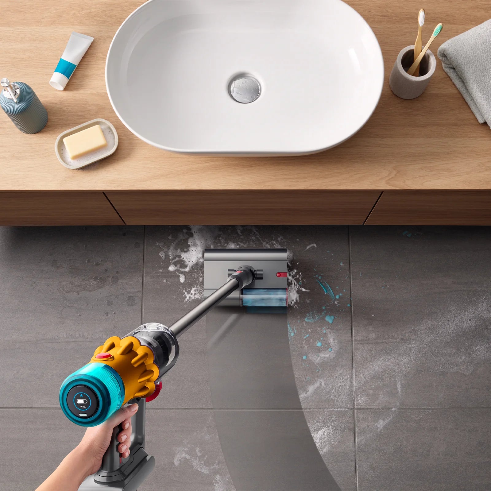 Dyson - 戴森 V12s Detect Slim Submarine 乾濕全能洗地吸塵機 Wet and Dry Vacuum Cleaner【香港行貨】