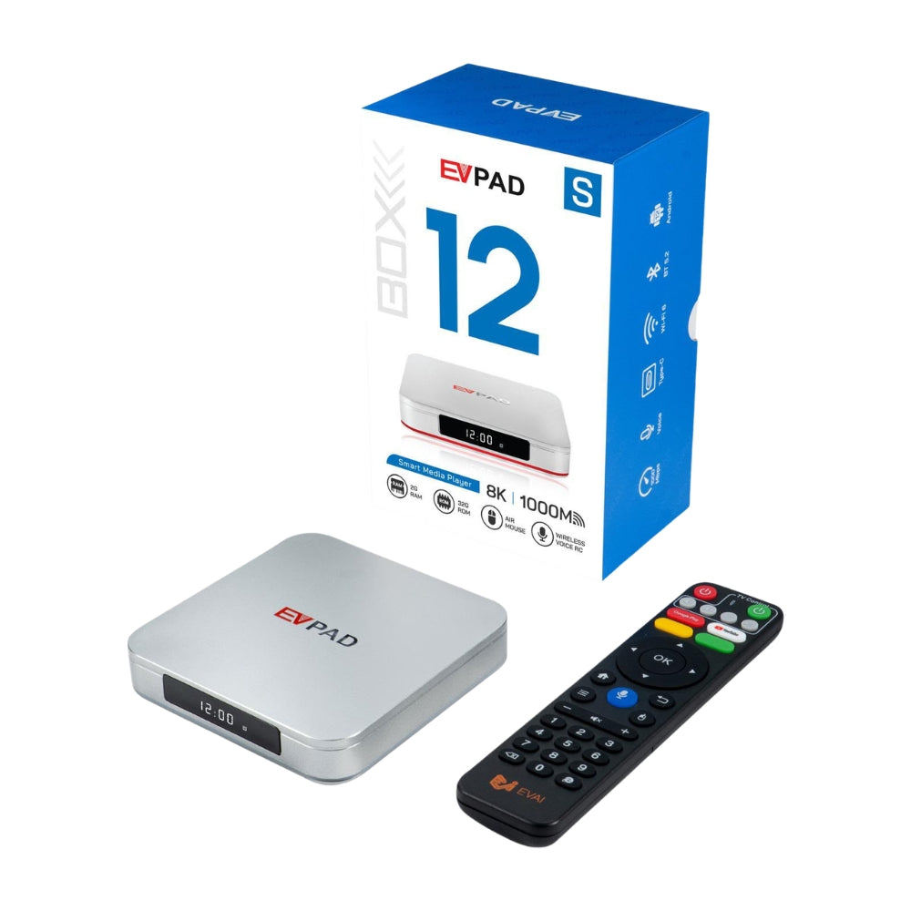 EVPAD - 易電視 EVPAD 12S 網絡機頂盒 電視盒子 Smart Media Player (2GB+32GB)【香港行貨】