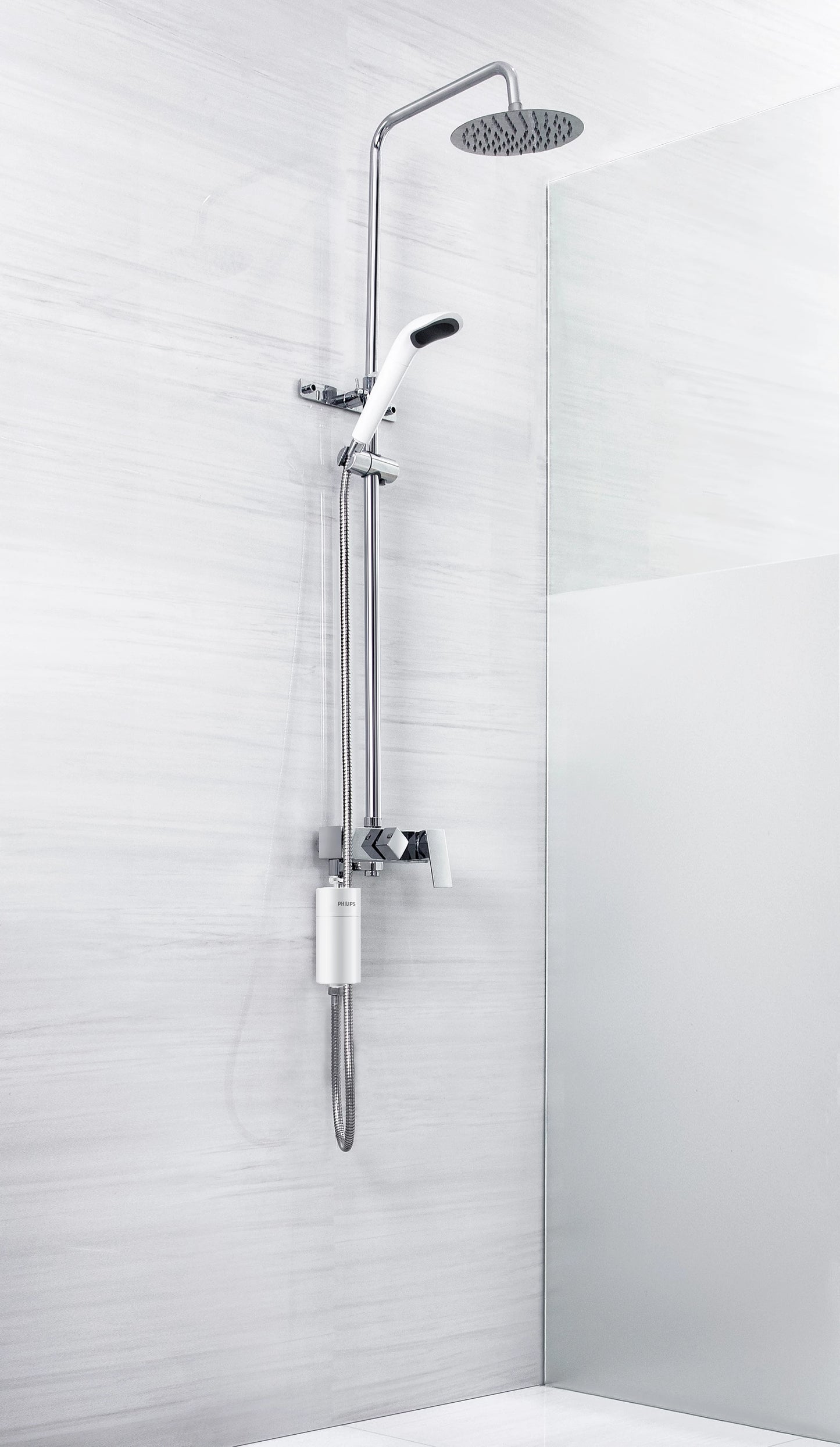 Philips - AWP1775 淋浴過濾器 一機一芯 (白色/銀色) Shower Filter【香洗行貨】