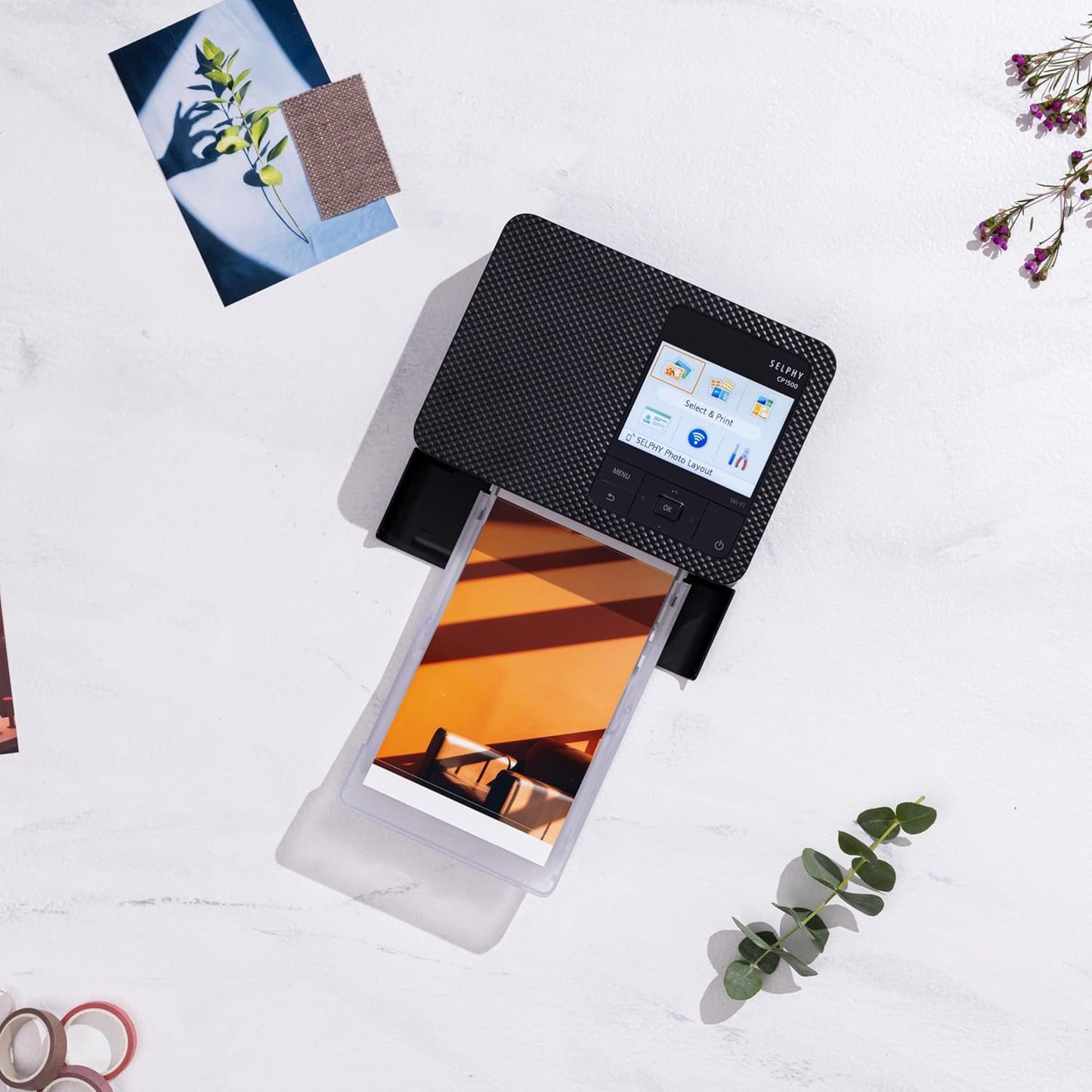 Canon - SELPHY CP1500 相片打印機 (黑色) Wireless Photo Printer【平行進口】