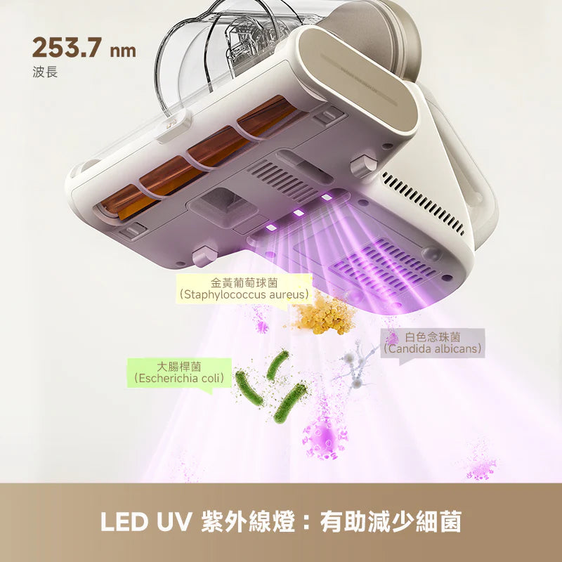 DREAME - 追覓 D20 Aura 自動集塵除蟎器 16000Pa吸力 Mite Remover【香港行貨|1年保養】