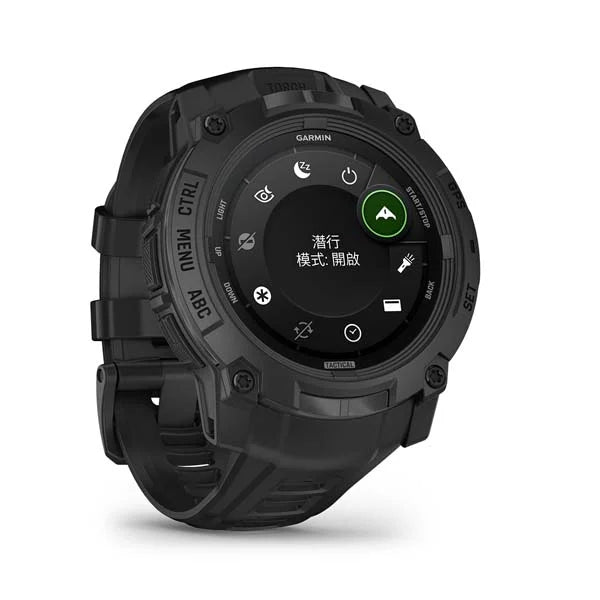 Garmin - Instinct 3 Tactical 戰術版 AMOLED GPS智慧腕錶 (50mm, 極致黑)【香港行貨|1年保養】