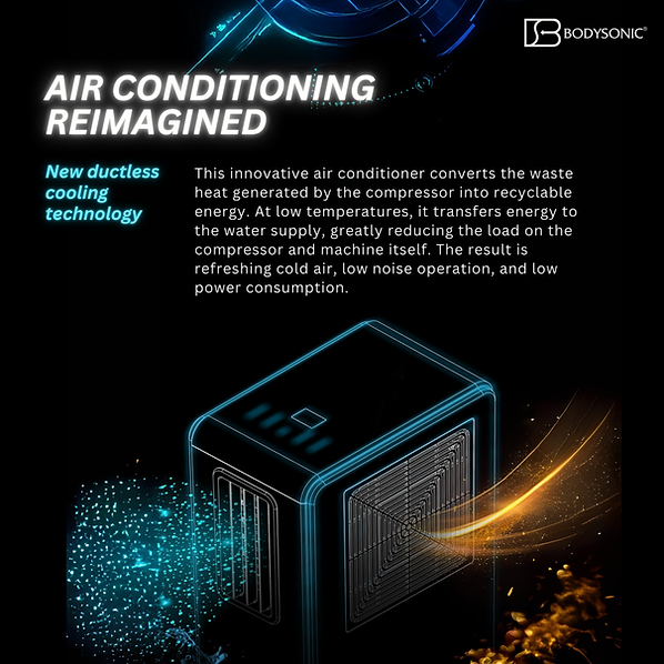 Bodysonic 先力 - E-Air Con(s) 無排風管移動冷氣機 (IMC水觸媒版) Portable Air Conditioner【香港行貨】