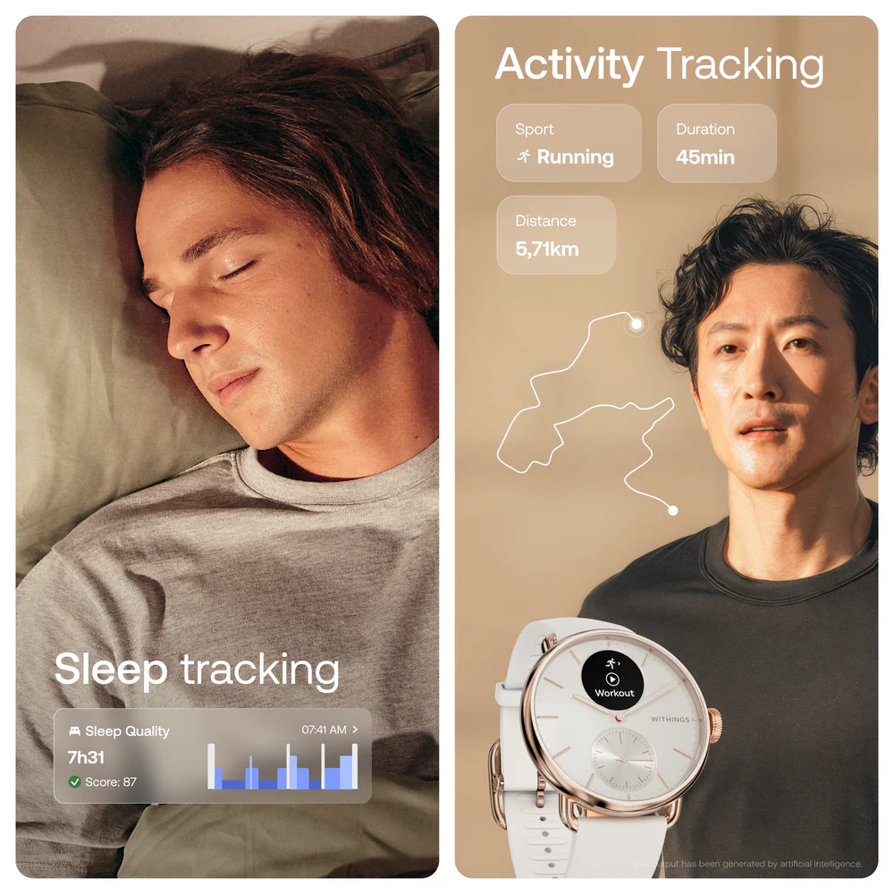 Withings - ScanWatch 2 38mm 指針式智能手錶【香港行貨｜1年保養】