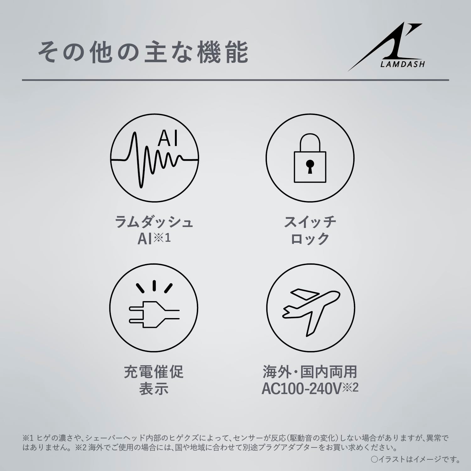 Panasonic - ES-L320D LAMDASH 三刀頭電動鬚刨 (啡色) Electric Shaver【平行進口】