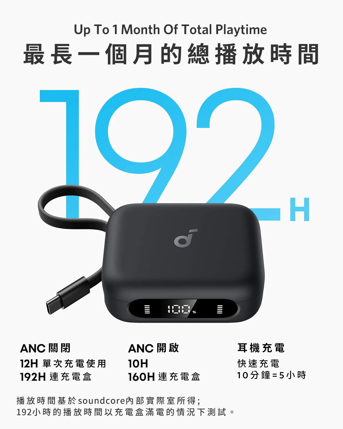 Anker - soundcore P41i ANC真無線藍牙耳機 二合一行動電源降噪真無線藍牙耳機【香港行貨｜1年保養】