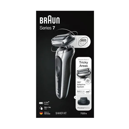 Braun - 百靈 7020S Series 7 乾濕兩用男士電動鬚刨 Electric Shaver【平行進口】