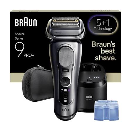 Braun - 百靈 9667cc Series 9 Pro+ 乾濕兩用電動鬚刨 剃鬚刀 (附自動清洗座) Electric Shaver【香港行貨】