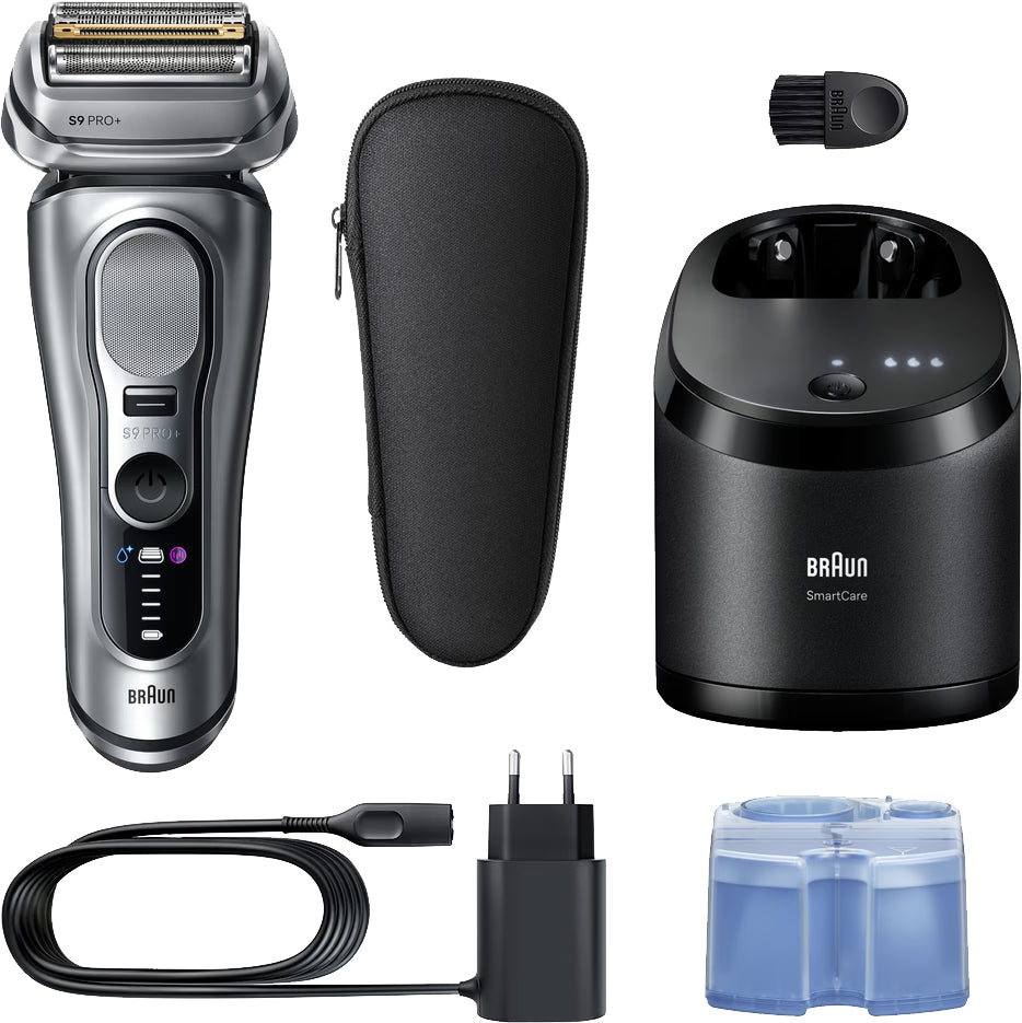 Braun - 百靈 9667cc Series 9 Pro+ 乾濕兩用電動鬚刨 剃鬚刀 (附自動清洗座) Electric Shaver【香港行貨】