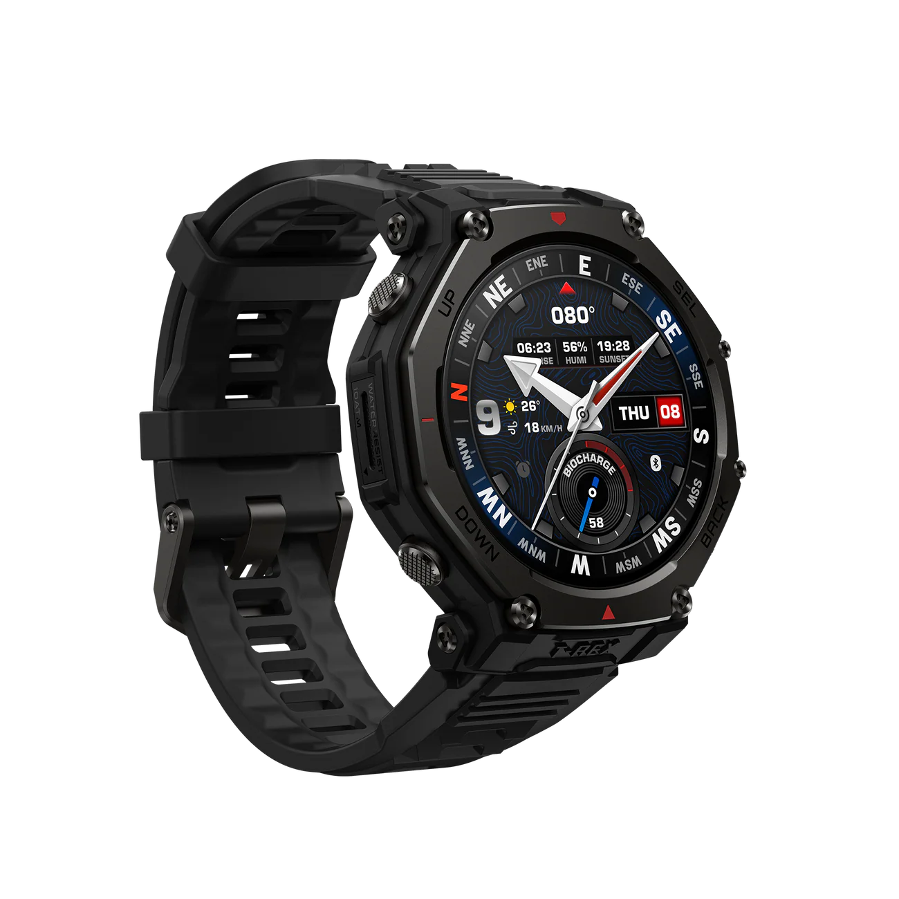 Amazfit - T-Rex 3 PRO 48mm 軍規運動智能手錶 高性能運動手錶 Outdoor Smart Watch - 黑色【香港行貨｜1年保養】