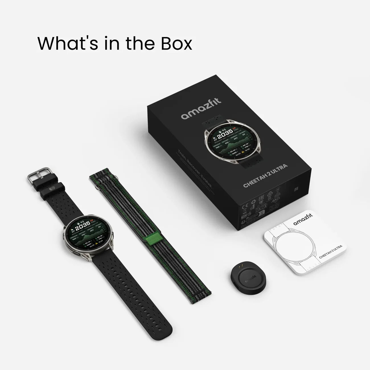 Amazfit - Cheetah 2 Ultra 旗艦級跑步智慧手錶 (雙錶帶配備) Sport Smart Watch【香港行貨｜1年保養】