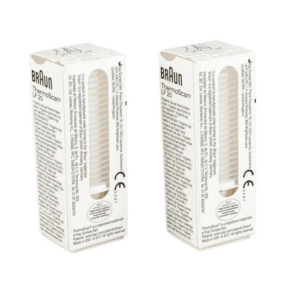 Braun - IRT6520/IRT6525 原裝專用膠耳套 紅外線耳溫槍一次性耳套【平行進口】*不同版本包裝隨機*