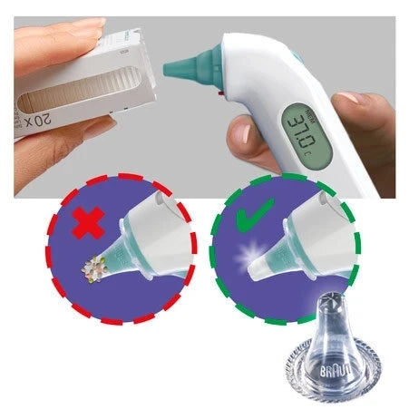 Braun - IRT3030 ThermoScan 3 紅外線嬰兒兒童耳溫槍【平行進口】新舊包裝及顏色隨機發貨