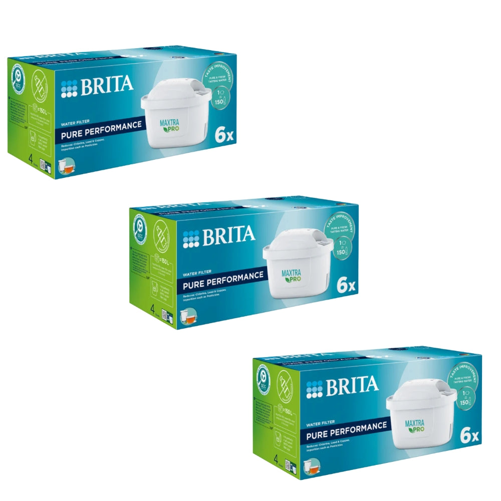 BRITA - Matrax Pro Pure Performance 純淨全效濾芯 Brita濾水壺用 (6個裝) Water Filter Cartridge