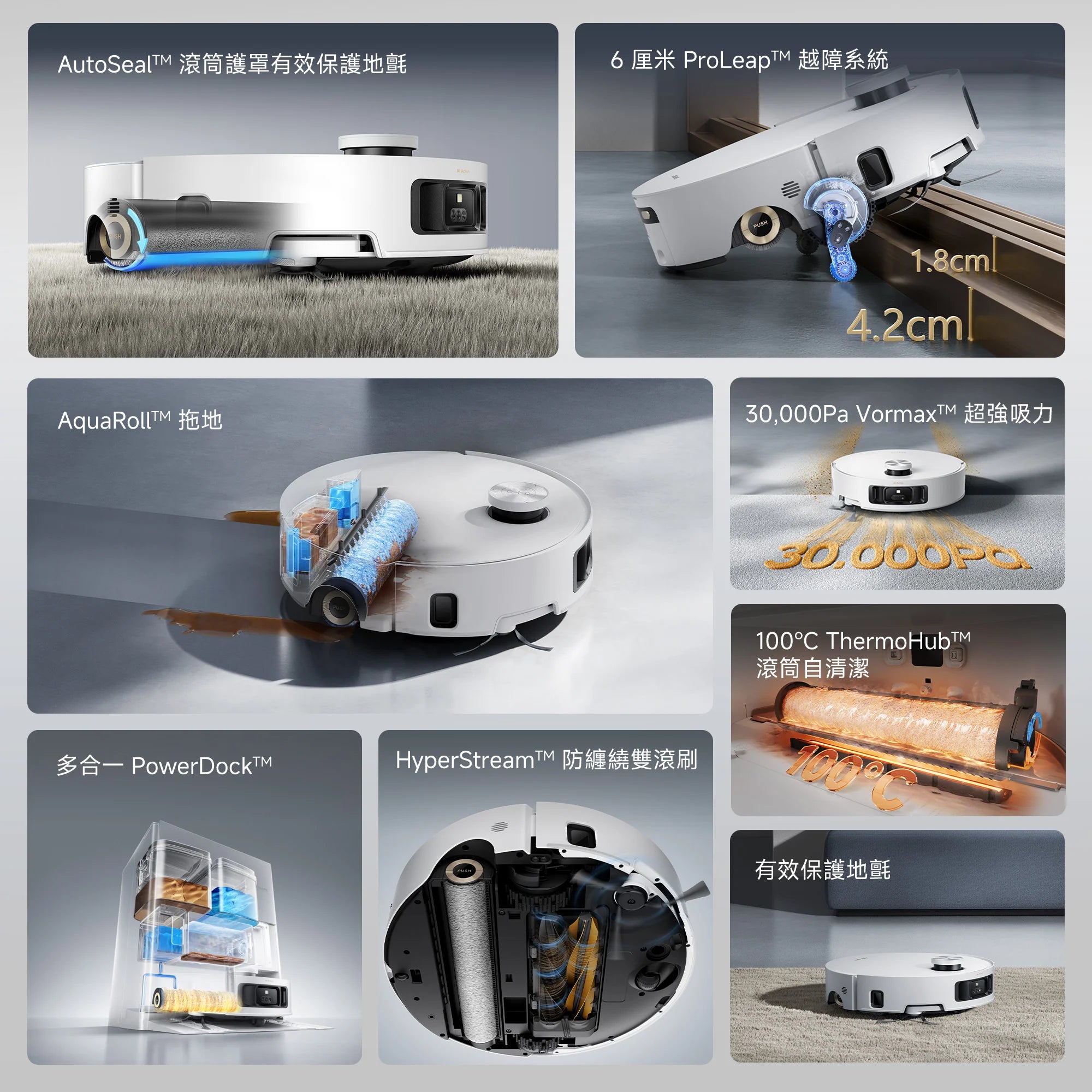 DREAME - 追覓 Aqua10 Roller 滾筒式活水掃地機 掃地機械人 Robot Vacuum【香港行貨｜1年保養】