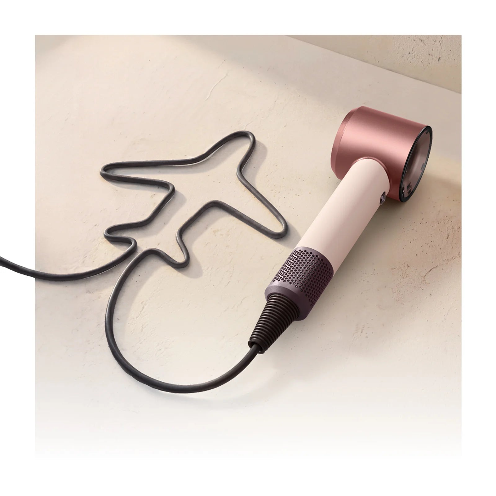 Dyson - 戴森 HD19 Supersonic Travel 旅行風筒 Hair Dryer (粉霧玫瑰色)【香港行貨】