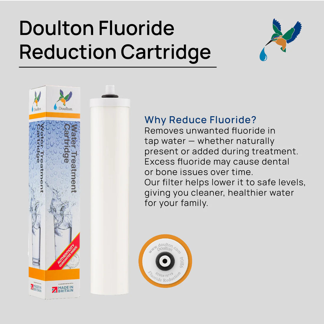 Doulton - FRC 9B04 減氟濾芯 濾水器替換濾芯 Fluoride Reduction Cartridge【平行進口】