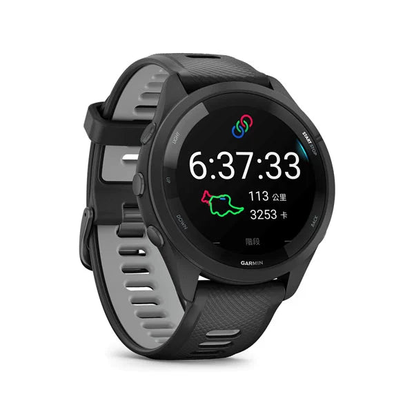 Garmin - Forerunner 265 GPS 智慧心率進階跑錶 (47mm, 率性黑)【香港行貨｜1年保養】