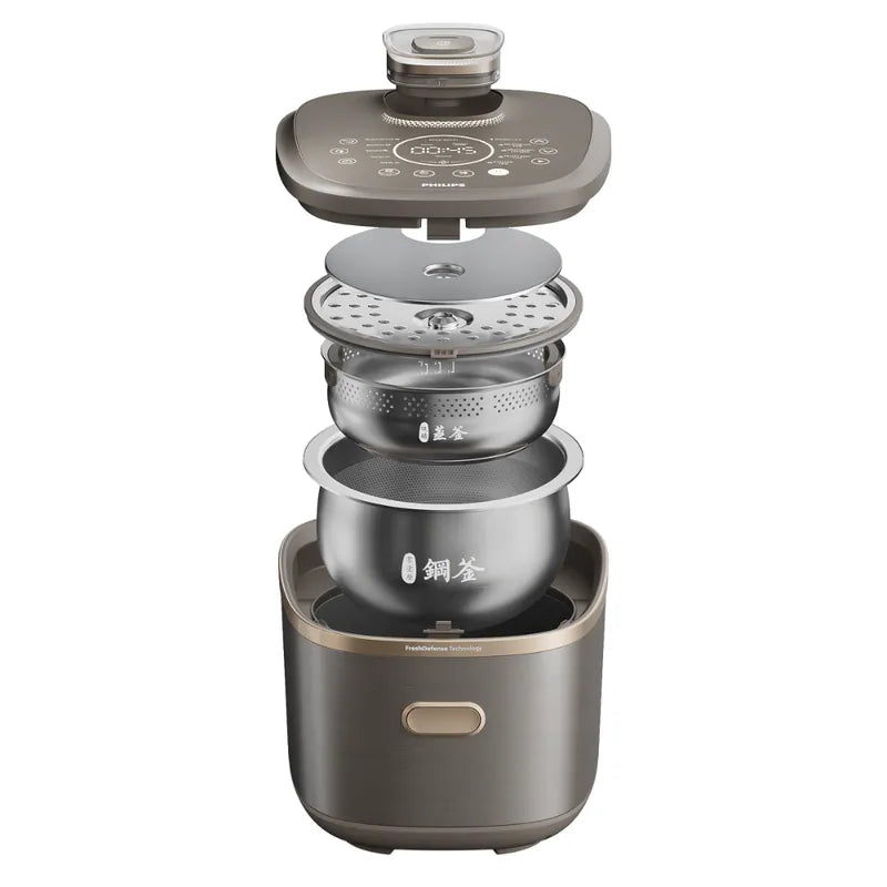 Philips - 飛利浦 HD7000/90 低醣零塗層雙層IH微壓磁應電飯煲 (1.5公升) Rice Cooker【香港行貨｜2年保養】
