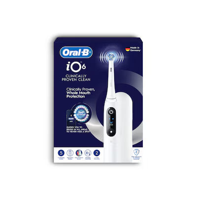 Oral-B - iO6 IO Series 6 (2026升級版 4刷頭組) 充電式電動牙刷 德國製造 Electric Toothbrush【香港行貨｜2年保養】