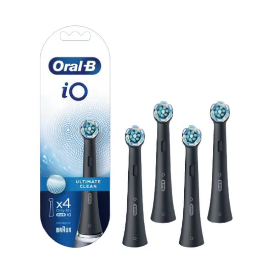 Oral-B - iO Ultimate Clean 深層清潔 iO牙刷替換刷頭 (原裝刷頭, 4支裝) Electric Toothbrush Replacement Brush Heads