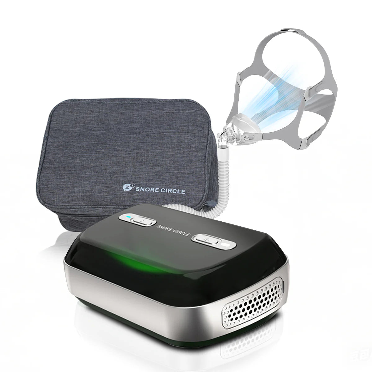 SNORE CIRCLE - YA50 Pro 智能監察便攜自動睡眠呼吸機 改善打鼾與睡眠品質【香港行貨】