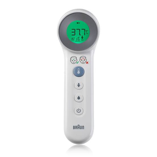 Braun - 百靈BNT400 免接觸額溫槍 黑/白【平行進口】