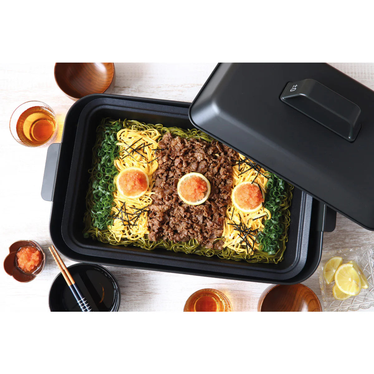 正負零 - XKH-E010 多功能料理鍋 黑色【香港行貨】