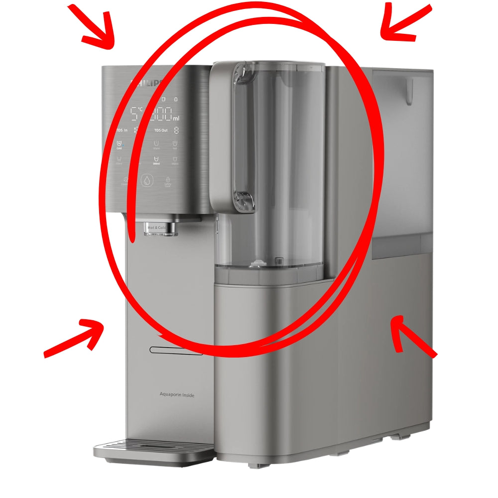 Philips - 飛利浦 ADD6921DG原裝水壺 "便攜式純淨水箱" Water Tank Only (適用於Philips ADD6921DG水機)