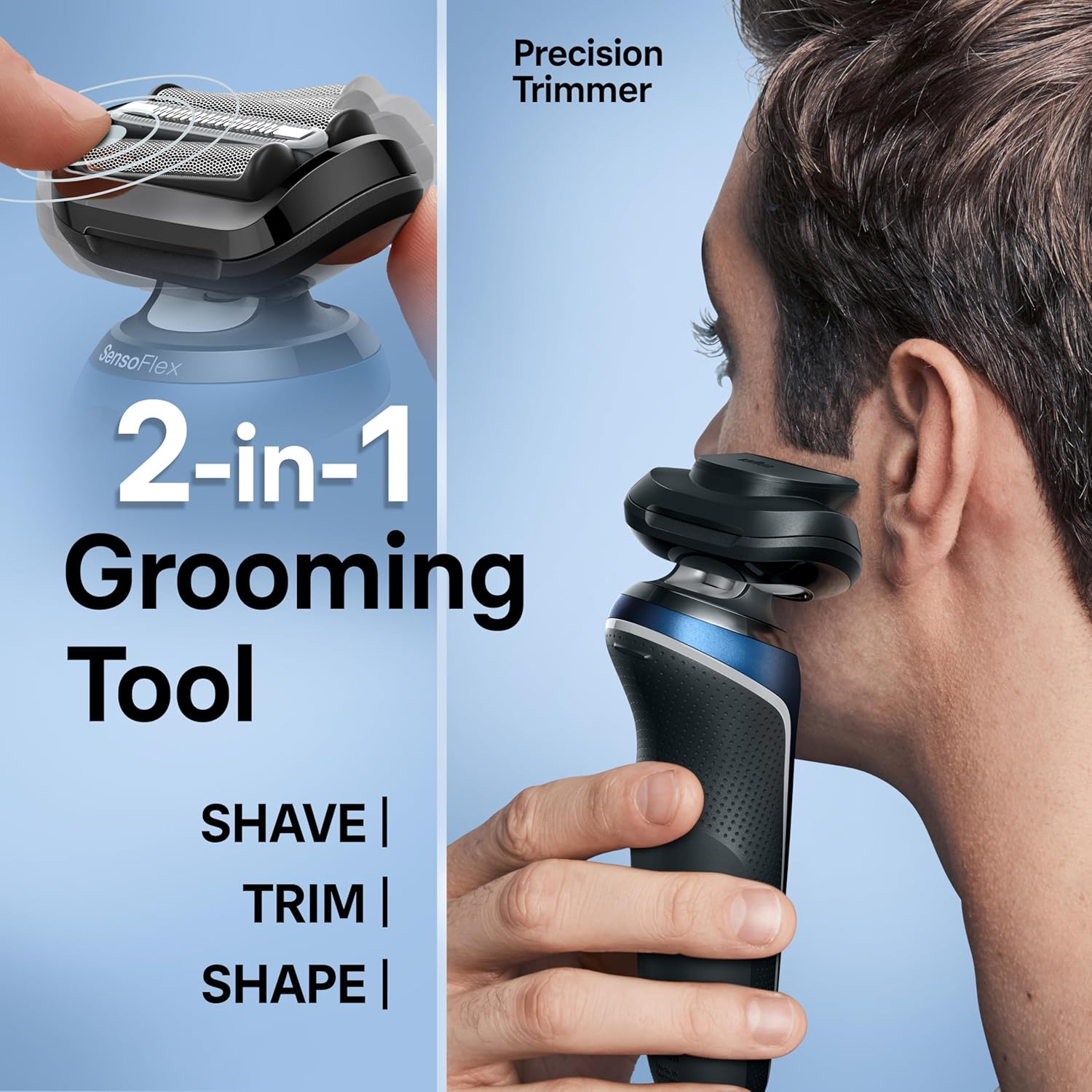 Braun - 百靈 6120S Series 6 乾濕兩用電鬚刨 附精準修剪器 Electric Shaver with Precision Trimmer【平行進口】