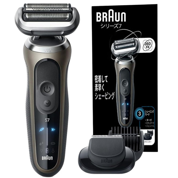 Braun - 百靈72-C1500S Series 7 乾濕兩用電鬚刨(附清洗功能, 鬍鬚修剪