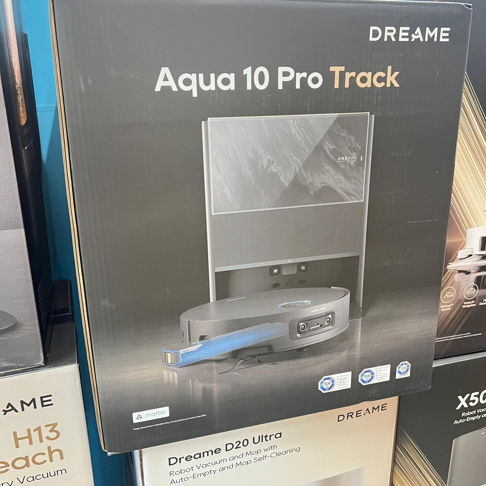 DREAME - 追覓 Aqua 10 Pro Track 履帶熱活水旗艦掃地機 25,000PA超強吸力 掃地機械人 Robot Vacuum【香港行貨｜1年保養】