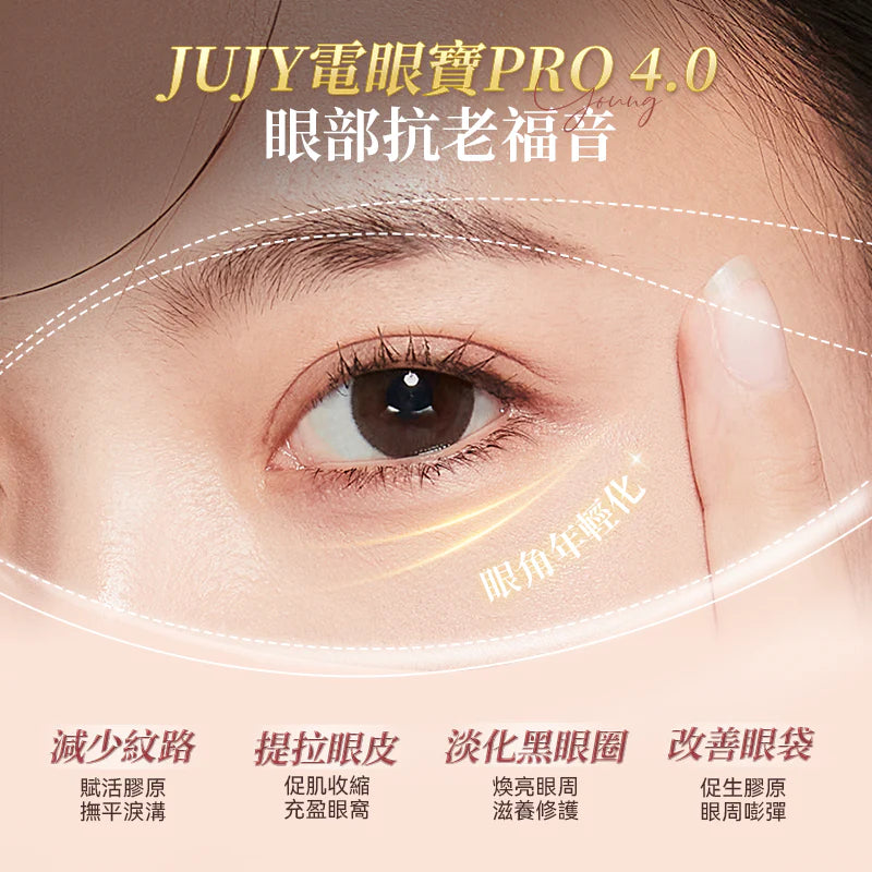 JUJY - 雙頭全效全眼周逆齡聚能射頻美眼儀 PRO 4.0【香港行貨｜1年保養】