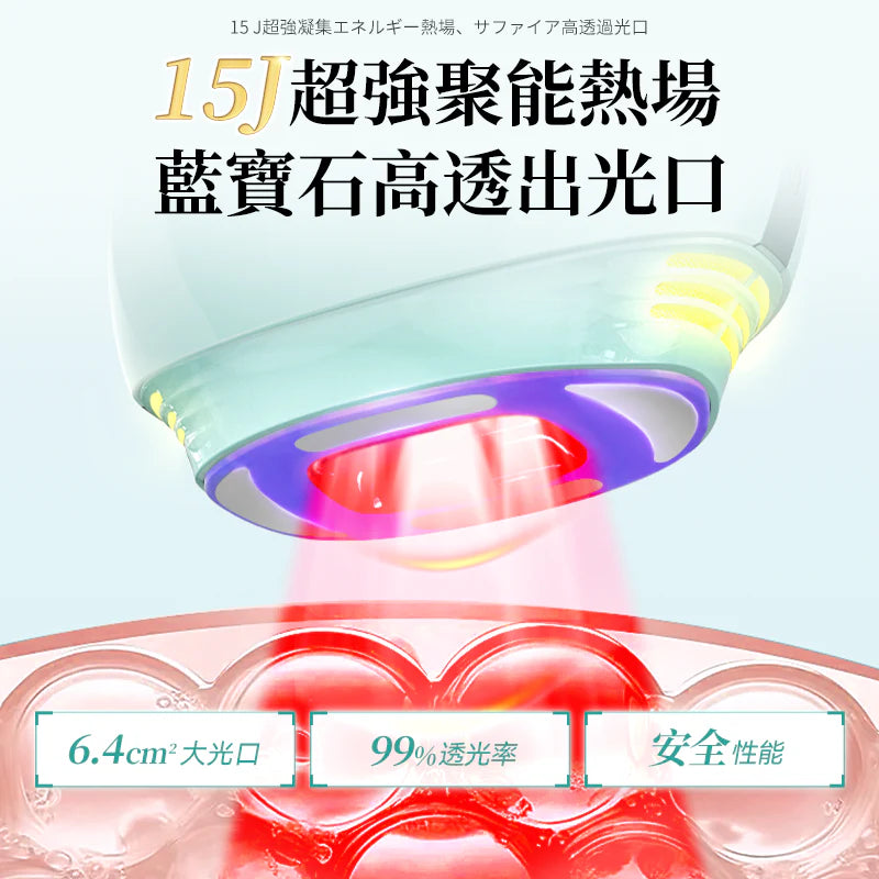 JUJY - 膠原雙生光V-Lift 微電藍寶石聚能 6min全臉逆齡提拉緊彈 家用無線美容儀【香港行貨｜1年保養】
