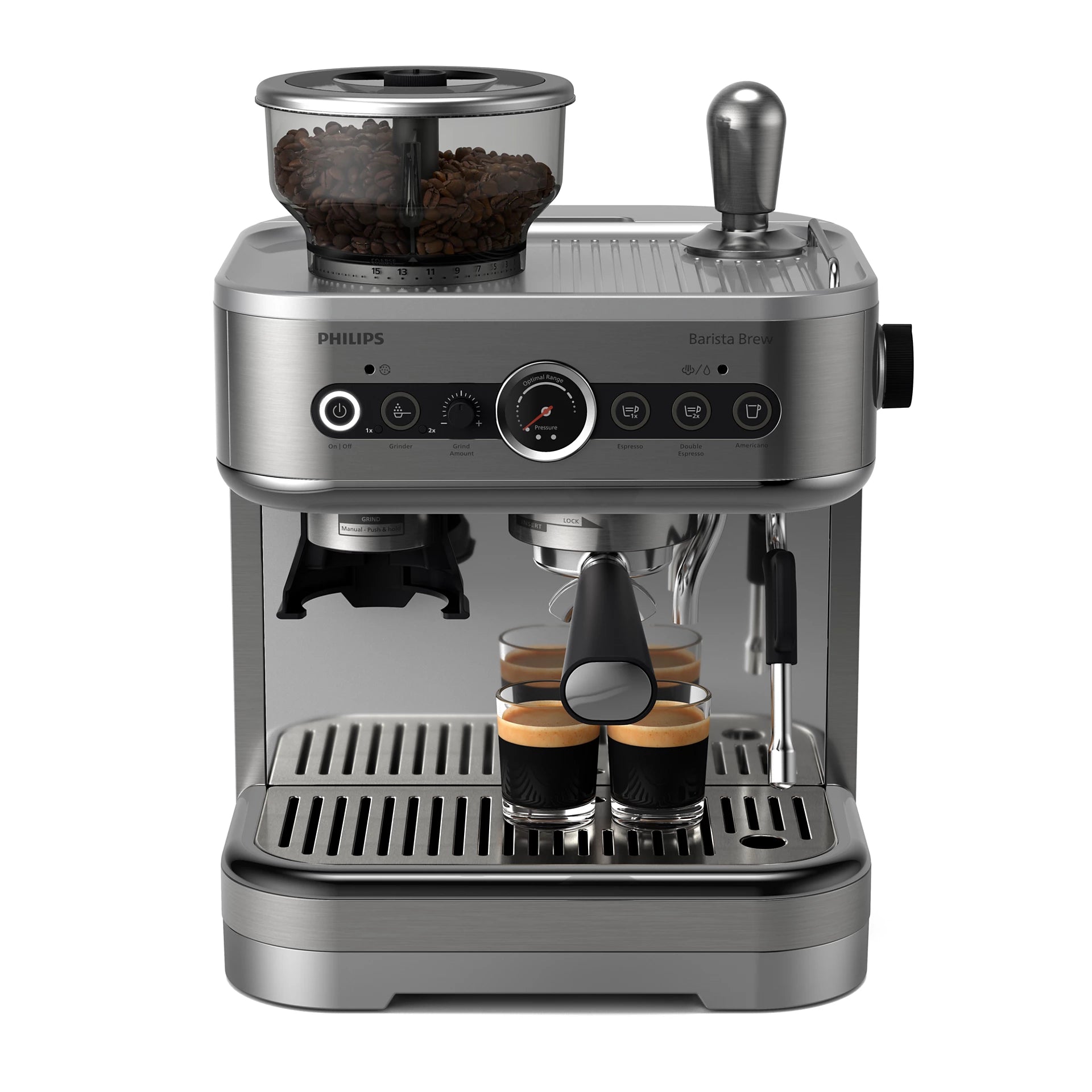 Philips - 飛利浦 PSA3228/01 Barista Brew 半自動特濃咖啡機 Espresso Coffee Machine【香港行貨｜2年保養】
